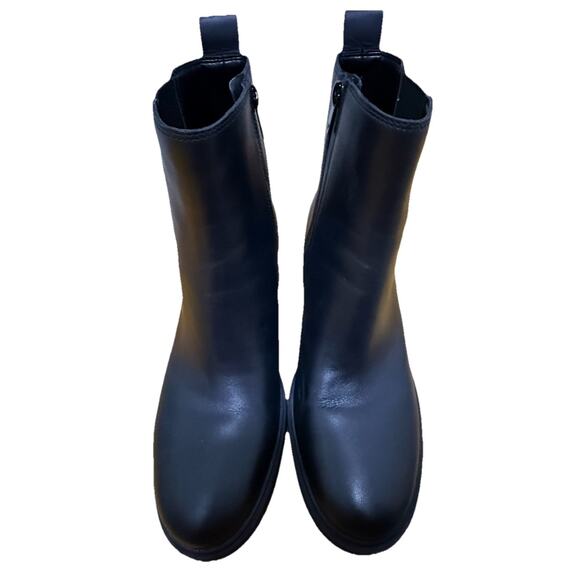 Vionic Shoes - VIONIC Women’s Truckee Weather Proof Black Heeled Ankle Leather Boots Size 9.5